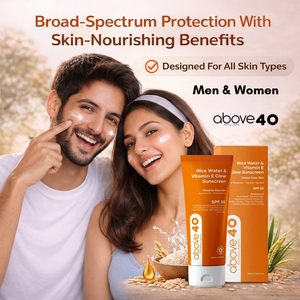 Rice Water & Vitamin E Glow Sunscreen (SPF 50)