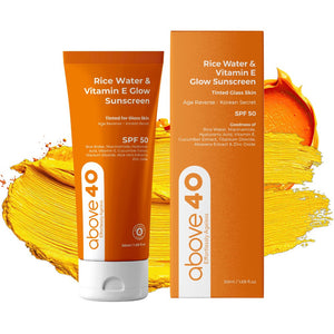 Rice Water & Vitamin E Glow Sunscreen (SPF 50)